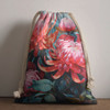 Australia Waratah Drawstring Bag - Waratah Oil Painting Abstract Ver5 Drawstring Bag