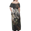 Australia Koala Off Shoulder Long Dress - Three Koalas with Gum Trees Ver2 Off Shoulder Long Dress