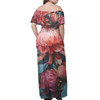 Australia Waratah Off Shoulder Long Dress - Waratah Oil Painting Abstract Ver4 Off Shoulder Long Dress