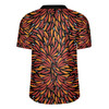 Australia Aboriginal Rugby Jersey - Aboriginal Bush Leaves Seamless Texture Inspired Design Rugby Jersey