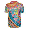 Australia Aboriginal Rugby Jersey - Aboriginal Colorful Dots Art Inspired Design Rugby Jersey