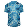 Australia Aboriginal Rugby Jersey - Aboriginal Sea And Turtle Dot Art Inspired Design Rugby Jersey