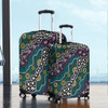 Australia Aboriginal Luggage Cover - Dot Painting Art Luggage Cover