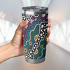 Australia Aboriginal Tumbler - Dot Painting Art Tumbler