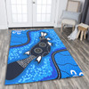 Australia Aboriginal Area Rug - Platypus Art Area Rug