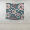 Australia Aboriginal Tapestry - Aboriginal Dot Art Style Tapestry