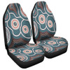 Australia Aboriginal Car Seat Covers - Aboriginal Dot Art Style Car Seat Covers