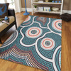 Australia Aboriginal Area Rug - Aboriginal Dot Art Style Area Rug