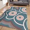 Australia Aboriginal Area Rug - Aboriginal Dot Art Style Area Rug