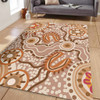 Australia Aboriginal Area Rug - Aboriginal Dot Design Artwork Area Rug