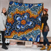 Australia Aboriginal Quilt - Aboriginal Flowers Art Quilt