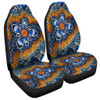 Australia Aboriginal Car Seat Covers - Aboriginal Flowers Art Car Seat Covers