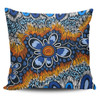 Australia Aboriginal Pillow Covers - Aboriginal Flowers Art Pillow Covers