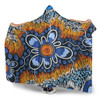 Australia Aboriginal Hooded Blanket - Aboriginal Flowers Art Hooded Blanket