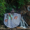 Australia Aboriginal Beach Blanket - Stingray Art In Aboriginal Dot Style Beach Blanket