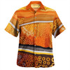 Australia Aboriginal Hawaiian Shirt - Abstract Theme Of Australian Indigenous Aboriginal Art Hawaiian Shirt