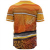 Australia Aboriginal Baseball Shirt - Abstract Theme Of Australian Indigenous Aboriginal Art Baseball Shirt