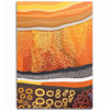 Australia Aboriginal Area Rug - Abstract Theme Of Australian Indigenous Aboriginal Art Area Rug