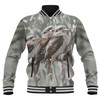 Australia Kookaburra Baseball Jacket - Kookaburra Artwork Baseball Jacket