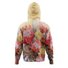 Australia Waratah Hoodie - Yellow Orange Waratah Flowers Art Hoodie