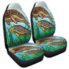 Australia Aboriginal Car Seat Covers - Dugong Aboriginal Artwork With Mother And Baby
 Car Seat Covers