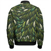 Australia Aboriginal Bomber Jacket - Green Bush Leaves Seamless Bomber Jacket