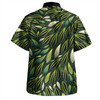 Australia Aboriginal Hawaiian Shirt - Green Bush Leaves Seamless Hawaiian Shirt