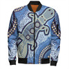 Australia Aboriginal Bomber Jacket - Platypus Aboriginal Dot Painting
 Bomber Jacket