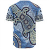 Australia Aboriginal Baseball Shirt - Platypus Aboriginal Dot Painting
 Baseball Shirt