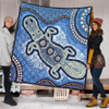 Australia Aboriginal Quilt - Platypus Aboriginal Dot Painting
 Quilt