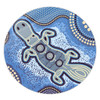 Australia Aboriginal Round Rug - Platypus Aboriginal Dot Painting
 Round Rug