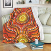 Australia Aboriginal Blanket - Dot Art In Aboriginal Style Blanket