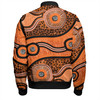 Australia Aboriginal Bomber Jacket - Australian Aboriginal Background
 Bomber Jacket
