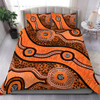 Australia Aboriginal Bedding Set - Australian Aboriginal Background Bedding Set