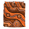 Australia Aboriginal Bedding Set - Australian Aboriginal Background
 Bedding Set