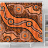 Australia Aboriginal Shower Curtain - Australian Aboriginal Background
 Shower Curtain