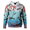 Australia Aboriginal Hoodie - Underwater Concept Aboriginal Art With Fish Hoodie