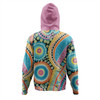 Australia Aboriginal Hoodie - Australian Indigenous Aboriginal Art Vivid Pastel Colours Ver 1 Hoodie
