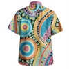 Australia Aboriginal Hawaiian Shirt - Australian Indigenous Aboriginal Art Vivid Pastel Colours Ver 1 Hawaiian Shirt