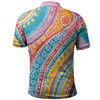 Australia Aboriginal Polo Shirt - Australian Indigenous Aboriginal Art Vivid Pastel Colours Ver 2 Polo Shirt