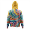 Australia Aboriginal Hoodie - Australian Indigenous Aboriginal Art Vivid Pastel Colours Ver 3 Hoodie