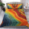 Australia Aboriginal Bedding Set - Australian Indigenous Aboriginal Art And Dot Painting Techniques Bedding Set