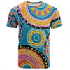 Australia Aboriginal T-shirt - Dots Art And Colorful Pattern T-shirt