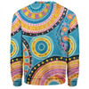 Australia Aboriginal Sweatshirt - Dots Art And Colorful Pattern Sweatshirt