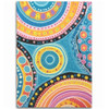 Australia Aboriginal Area Rug - Dots Art And Colorful Pattern Area Rug