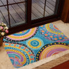 Australia Aboriginal Door Mat - Dots Art And Colorful Pattern Door Mat