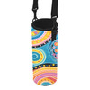 Australia Aboriginal Water Bottle Sleeve - Dots Art And Colorful Pattern Water Bottle Sleeve