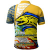 Parramatta Eels Grand Final Polo Shirt - A True Champion Will Fight Through Anything With Polynesian Patterns