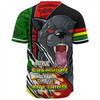 Penrith Panthers Grand Final Baseball Shirt - A True Champion Will Fight Through Anything With Polynesian Patterns