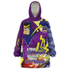 Melbourne Storm Grand Final Snug Hoodie - A True Champion Will Fight Through Anything With Polynesian Patterns
